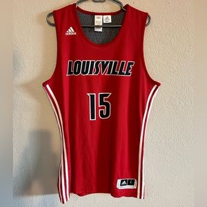 Reversible Louisville Cardinals #15 Basketball Jersey *Sample Tag*